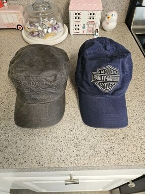 Harley-Davidson Vintage Men’s Baseball Caps - Navy & Charcoal